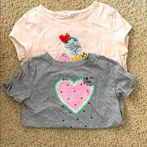 Gap sequence girl shirts
